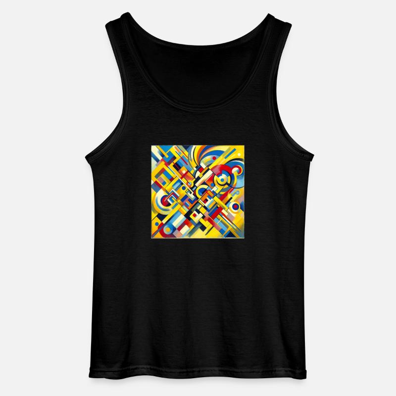 Abstrakte Kunst - Gildan Männer Tank Top - Schwarz