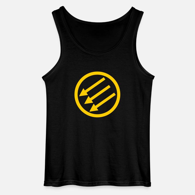Järnfronten / Eiserne Front / Iron Front - Gildan Männer Tank Top - Schwarz