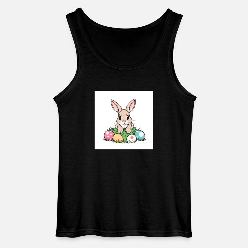 „Ostereierjagd beginnt!“ - Gildan Männer Tank Top - Schwarz