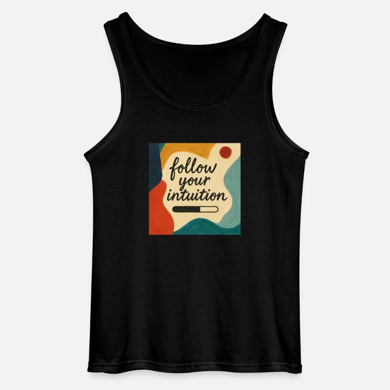 Intuition in Farbe - Gildan Männer Tank Top - Schwarz