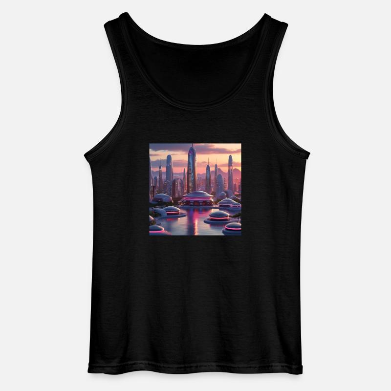 Kunst - Gildan Männer Tank Top - Schwarz