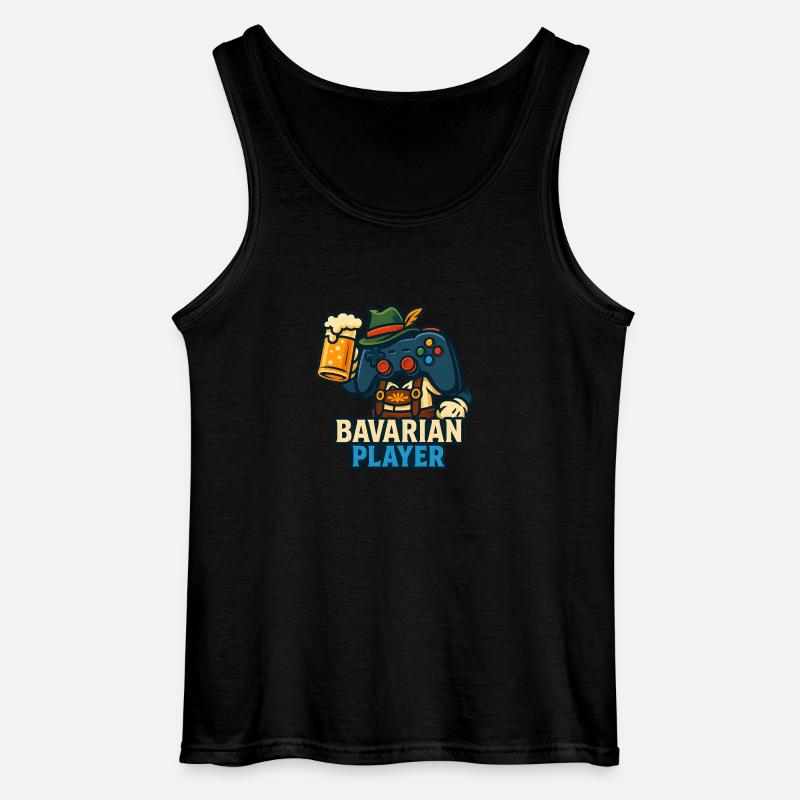 bavarian player - Gildan Männer Tank Top - Schwarz