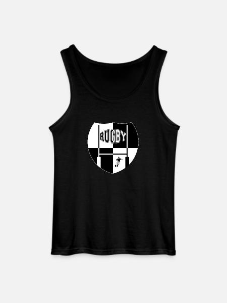 rugby - Gildan Men’s Tank Top - black