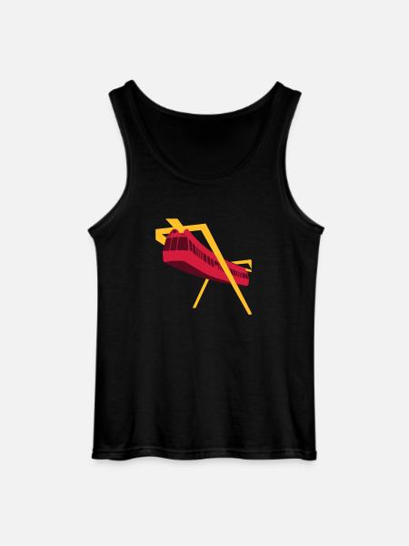 Aerobus Mannheim BUGA 1975 - Gildan Männer Tank Top - Schwarz