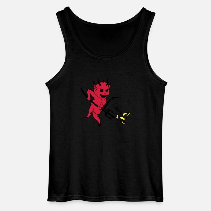 sp7_kegelteufel_3c - Gildan Männer Tank Top - Schwarz