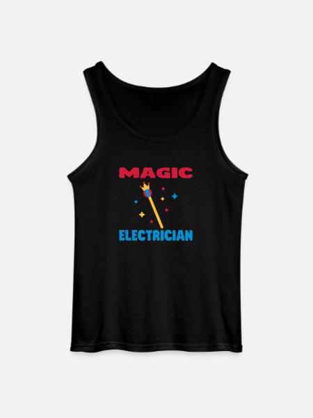 Plumber / Mechanician / electrician / Dad / Geek - Gildan tanktop til mænd - sort