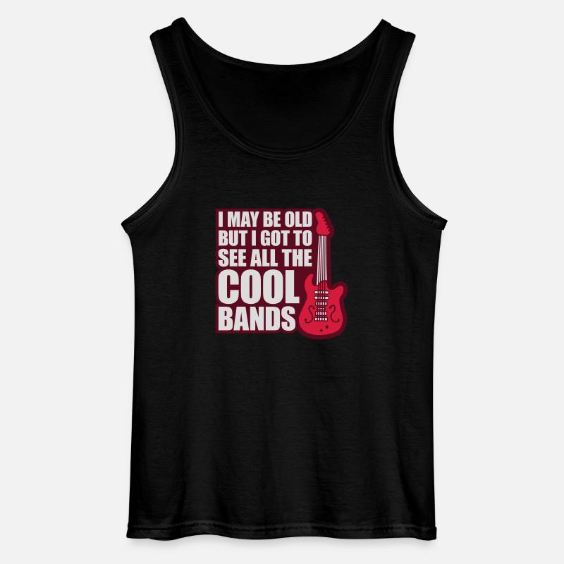I may be old - Gildan Männer Tank Top - Schwarz