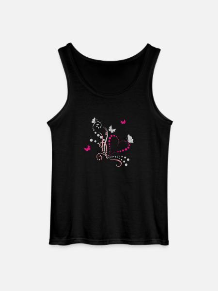 Schmetterlinge - Gildan Männer Tank Top - Schwarz