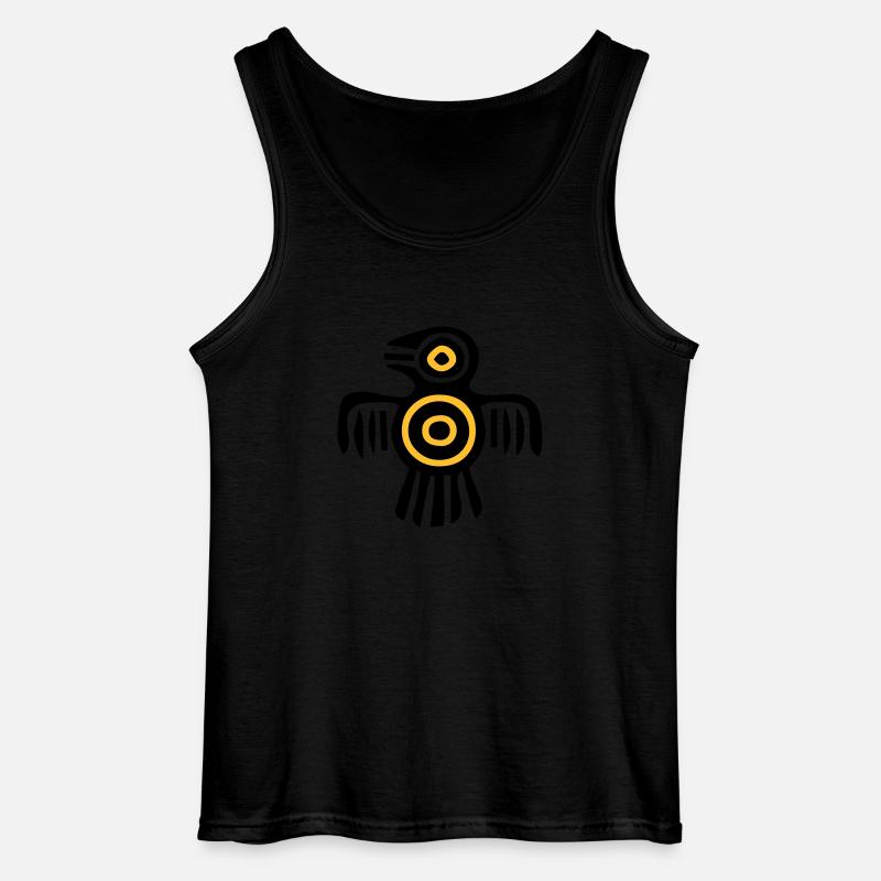 indischer Kulturvogel - Gildan Männer Tank Top - Schwarz