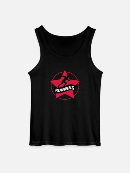 running_star___f3 - Gildan Men’s Tank Top - black