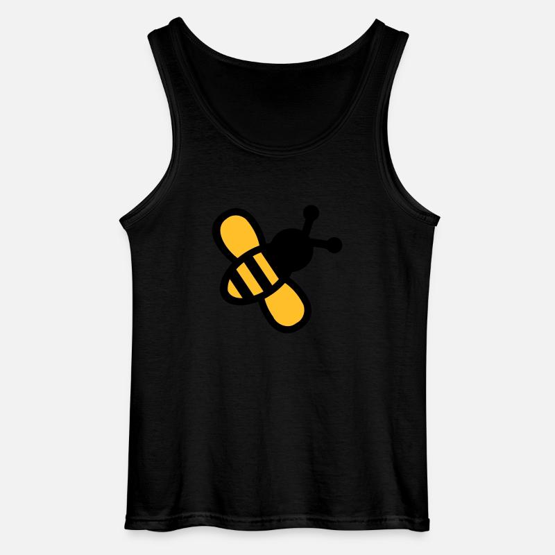 Biene - Gildan Männer Tank Top - Schwarz
