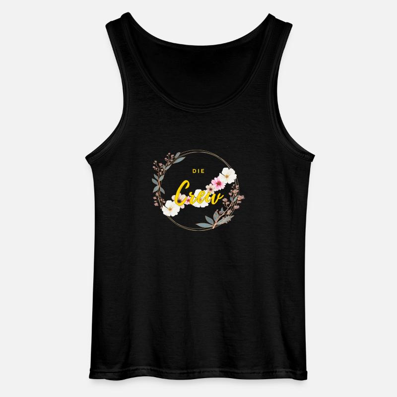 Die Crew - Gildan Männer Tank Top - Schwarz