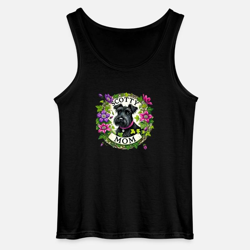 Scotty Mama - Gildan Männer Tank Top - Schwarz