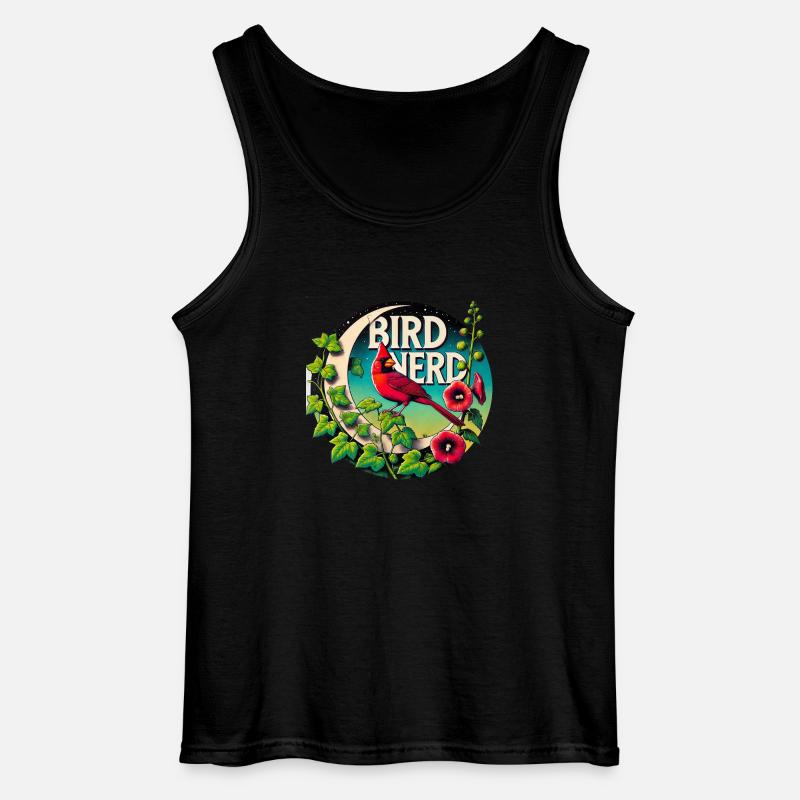 Vogel-Nerd - Gildan Männer Tank Top - Schwarz