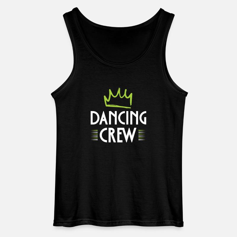Dancing Crew - Gildan Männer Tank Top - Schwarz