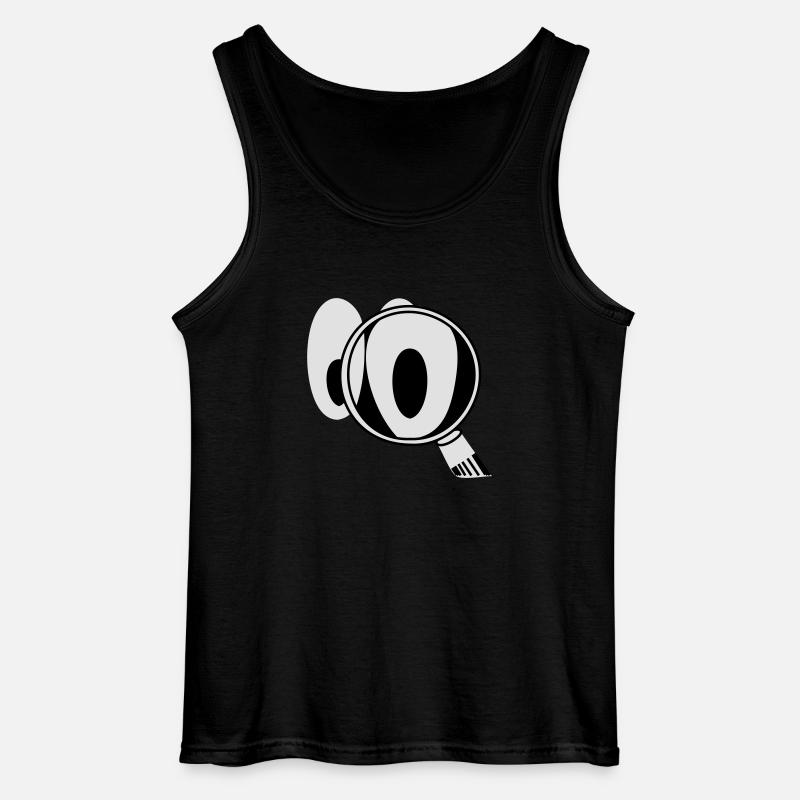 Smiley CSI - Gildan Männer Tank Top - Schwarz