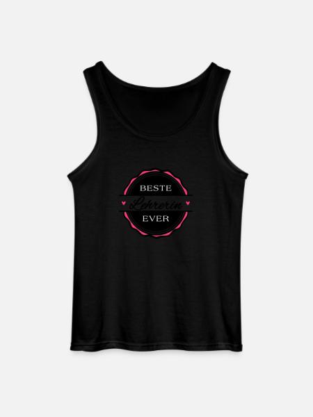 Beste Lehrerin ever - Gildan Männer Tank Top - Schwarz