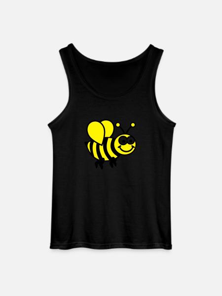 Bee - Gildan Men’s Tank Top - black