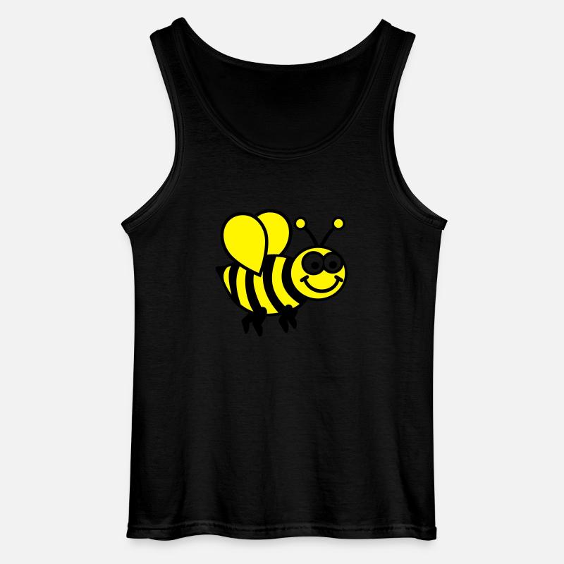 Biene - Gildan Männer Tank Top - Schwarz
