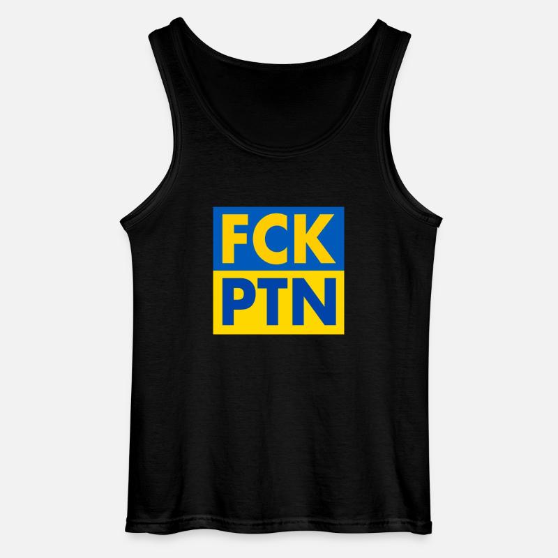 Fck ptn - Gildan Männer Tank Top - Schwarz
