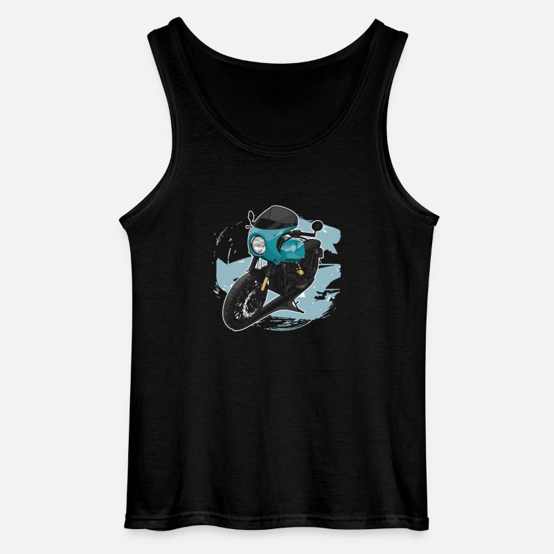 Bobber // Custom // Motorrad - Gildan Männer Tank Top - Schwarz