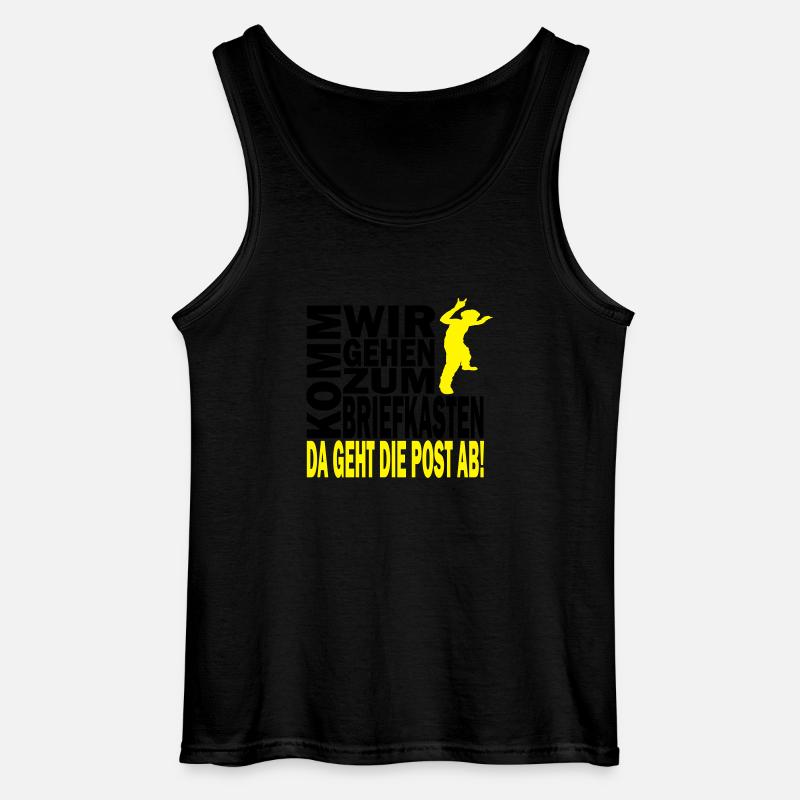 briefkasten - Gildan Männer Tank Top - Schwarz