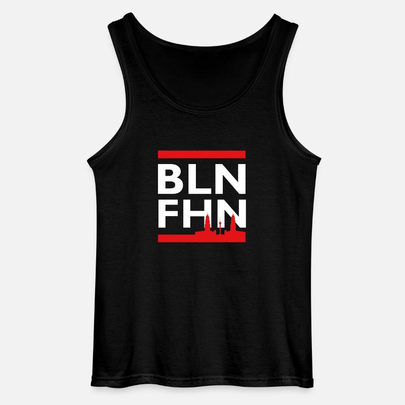 Berlin - Friedrichshain - Gildan Männer Tank Top - Schwarz