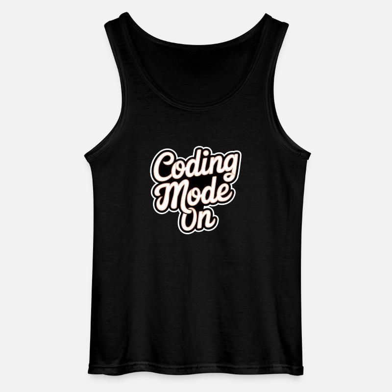 Coding Mode On 17 - Gildan Männer Tank Top - Schwarz