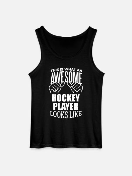 Hockey Hockey Hockey - Gildan Männer Tank Top - Schwarz
