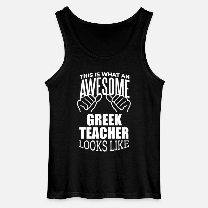 Griechisch - Gildan Männer Tank Top - Schwarz