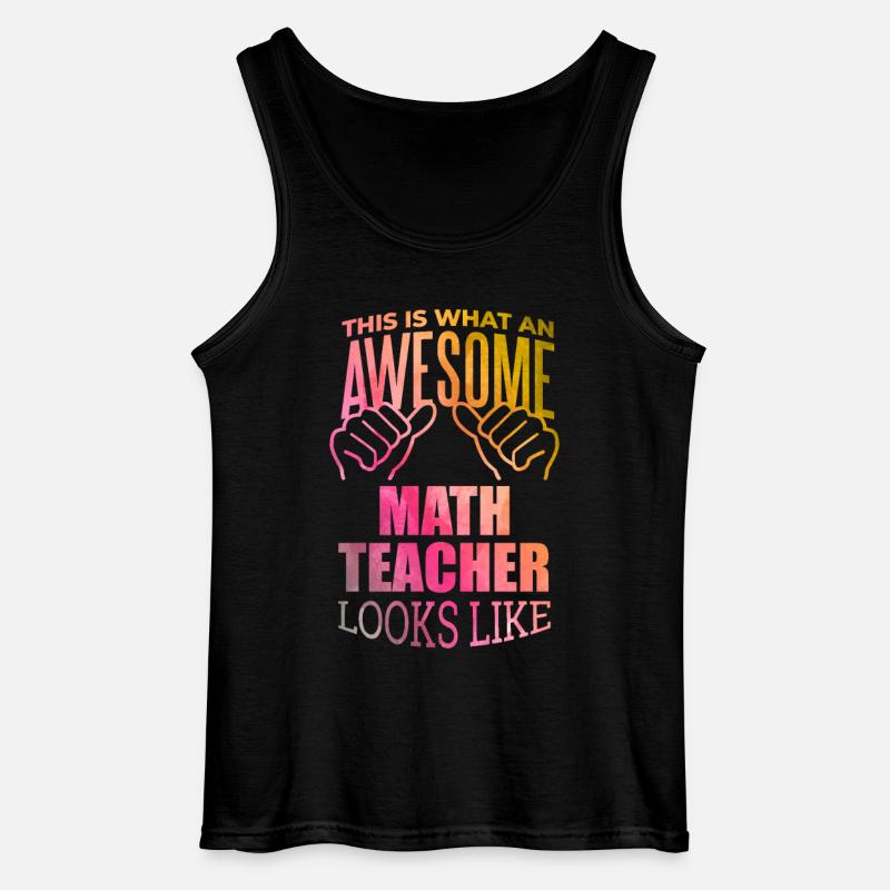 Math - Gildan Men’s Tank Top - black