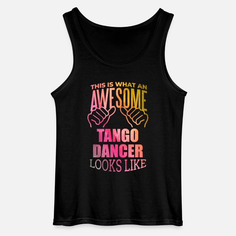 Tango - Gildan Männer Tank Top - Schwarz