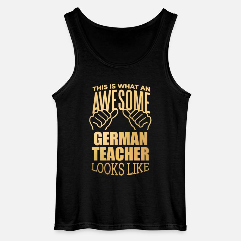 Deutsch - Gildan Männer Tank Top - Schwarz