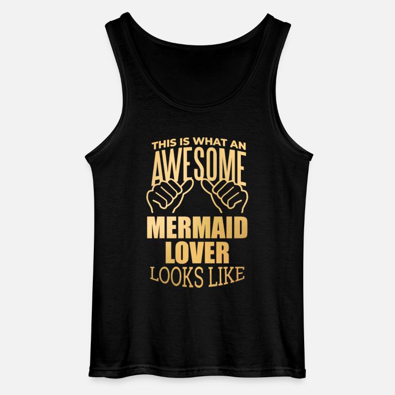 Meerjungfrau - Gildan Männer Tank Top - Schwarz
