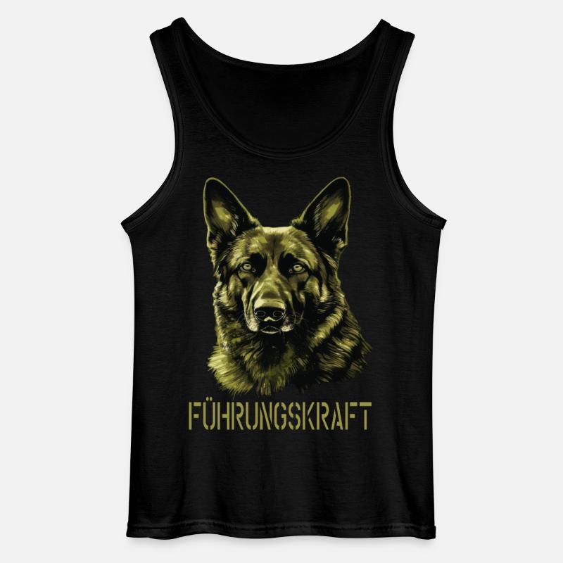 German Shepherd Executive German Shepherd - Gildan Men’s Tank Top - black
