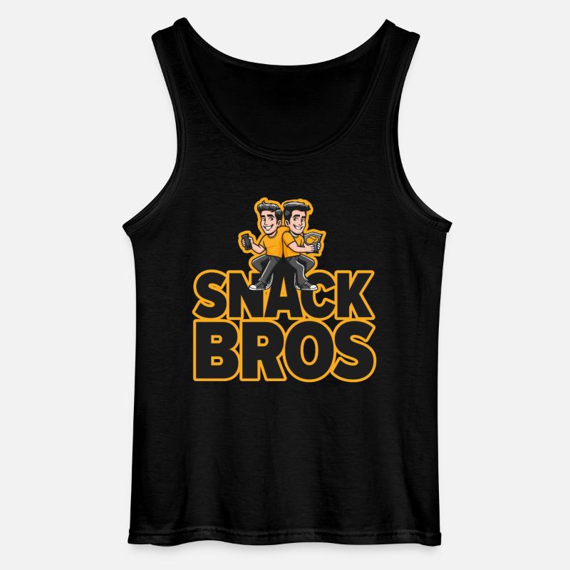 SNACKBROS - Gildan Männer Tank Top - Schwarz