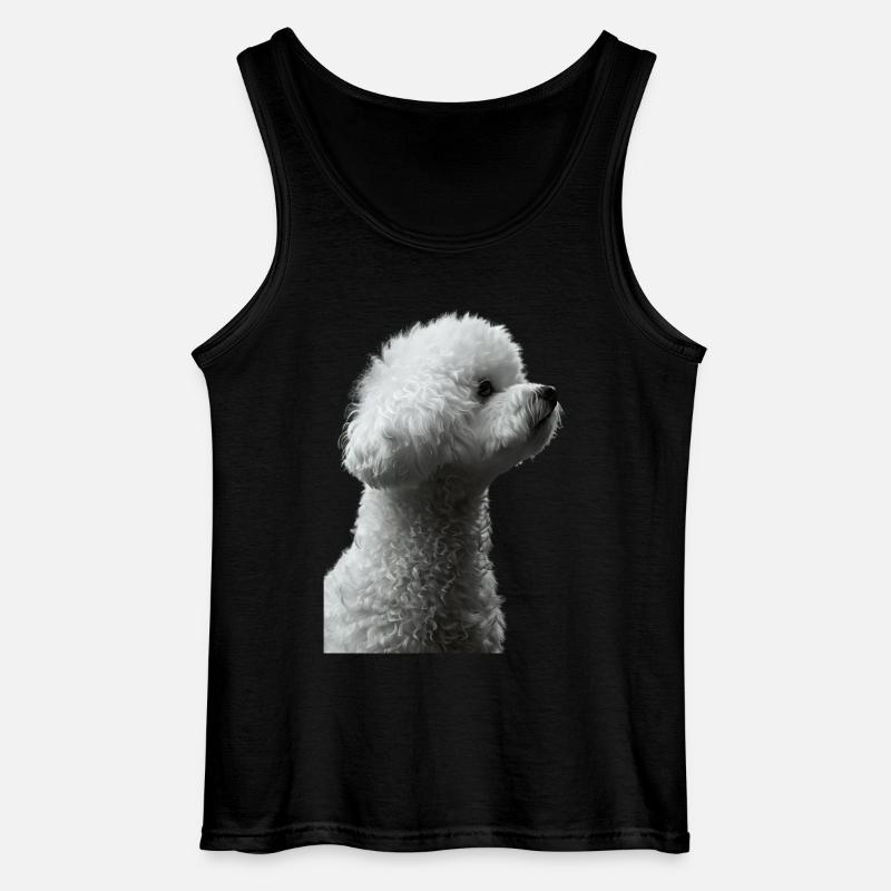 Bichon Frisé - Gildan Männer Tank Top - Schwarz
