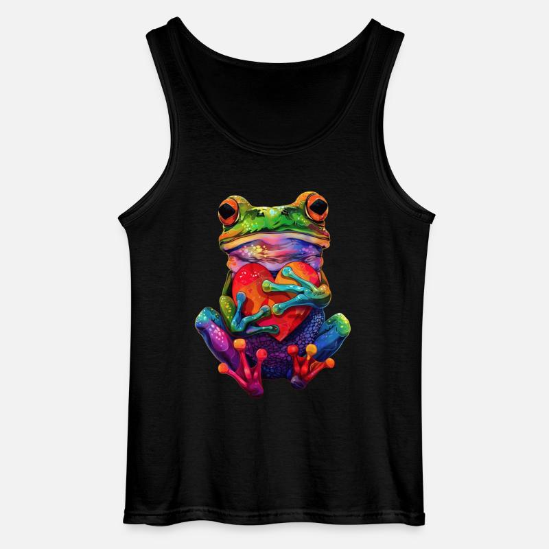 Frosch - Gildan Männer Tank Top - Schwarz