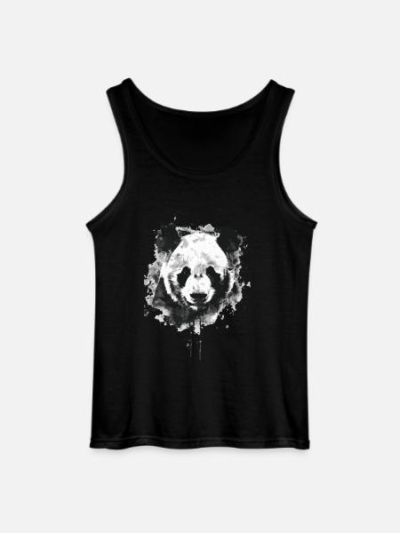 Panda - Gildan Men’s Tank Top - black