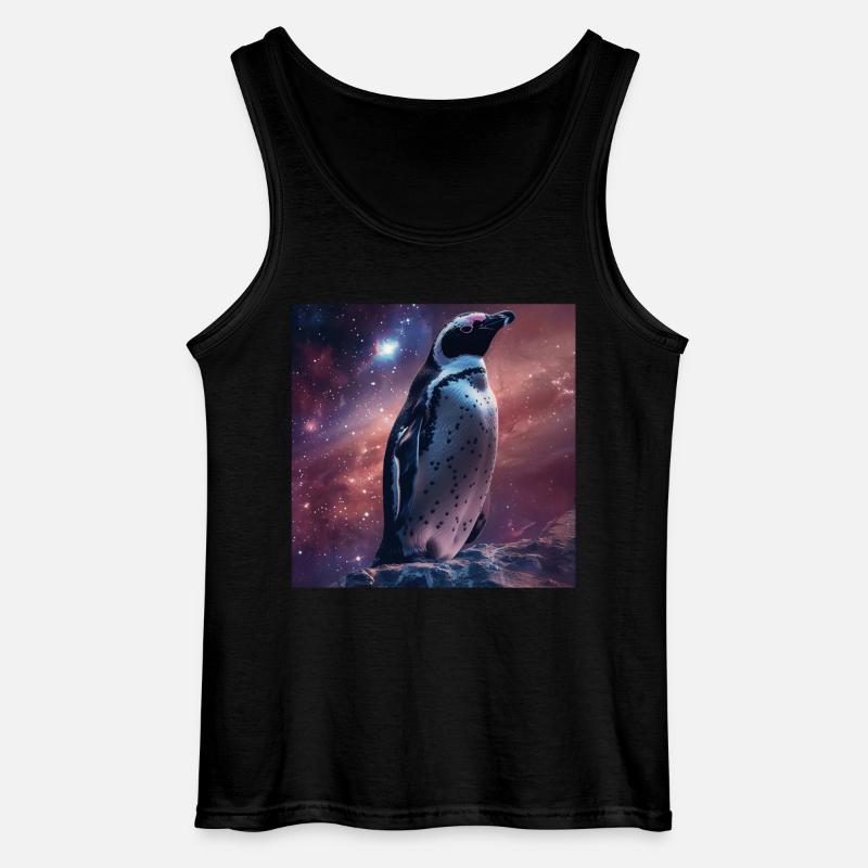 Pinguin - Gildan Männer Tank Top - Schwarz