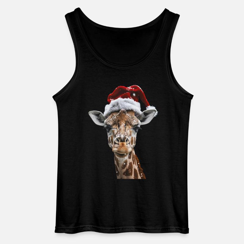 Giraffe - Gildan Männer Tank Top - Schwarz