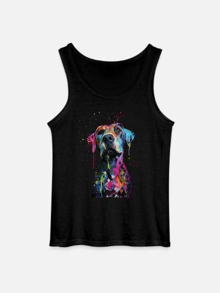 Dog - Gildan Men’s Tank Top - black