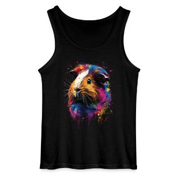 Meerschweinchen - Gildan Männer Tank Top - Schwarz - Vorne - AI Model Male 185 dark (185cm)