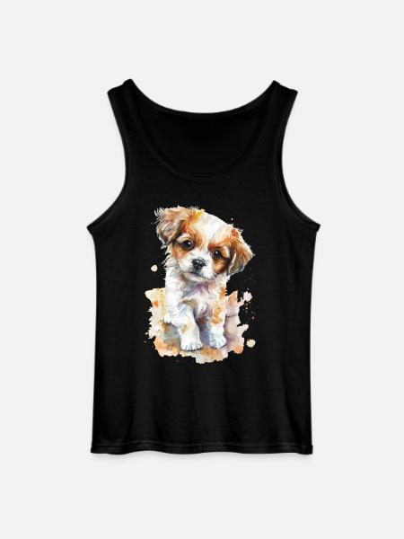 Chien - Débardeur Gildan Homme - noir