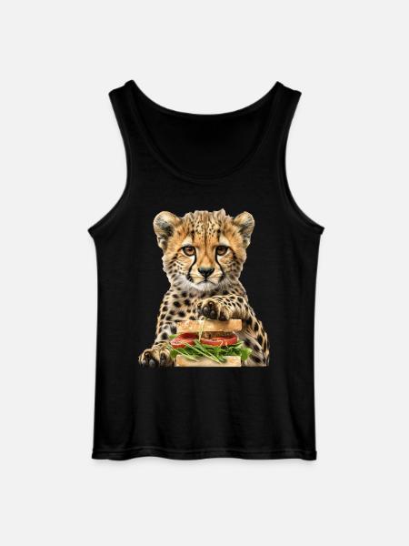 Gepard - Gildan Männer Tank Top - Schwarz
