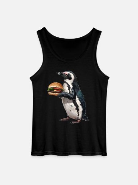Penguin - Gildan Men’s Tank Top - black