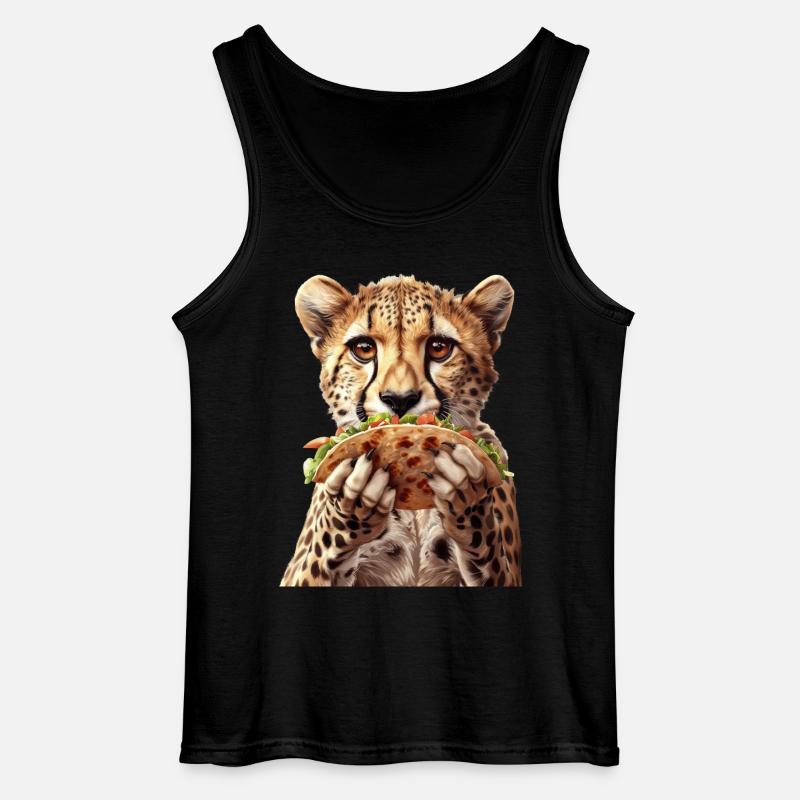 Gepard - Gildan Männer Tank Top - Schwarz
