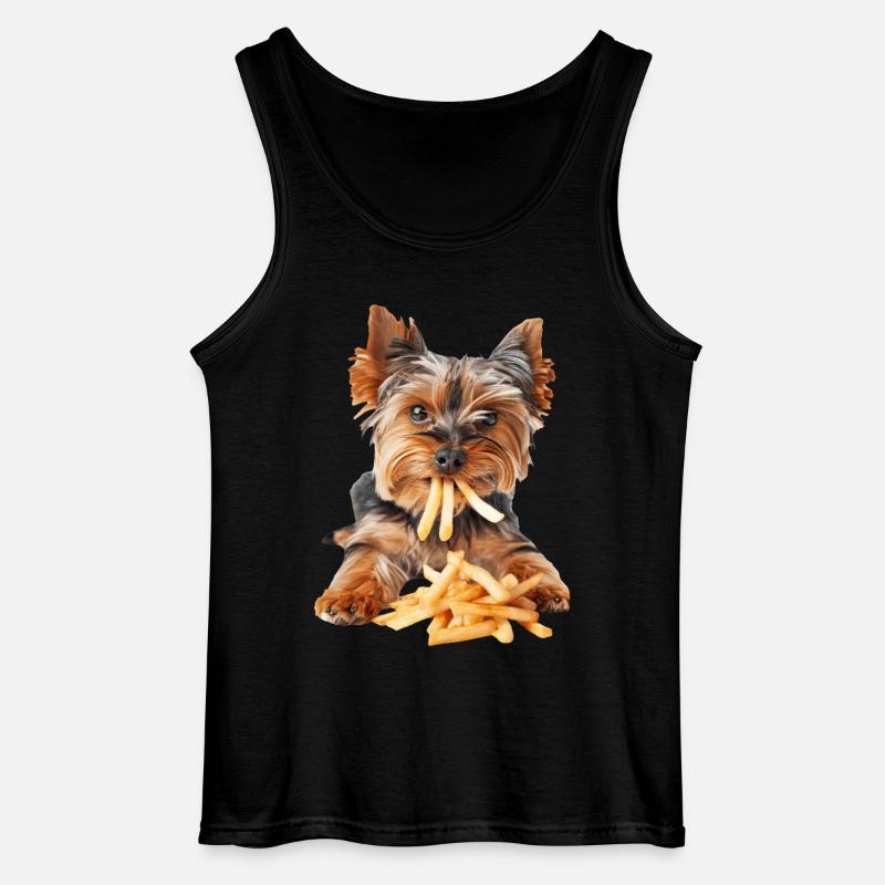 Yorkshire Terrier - Gildan Männer Tank Top - Schwarz