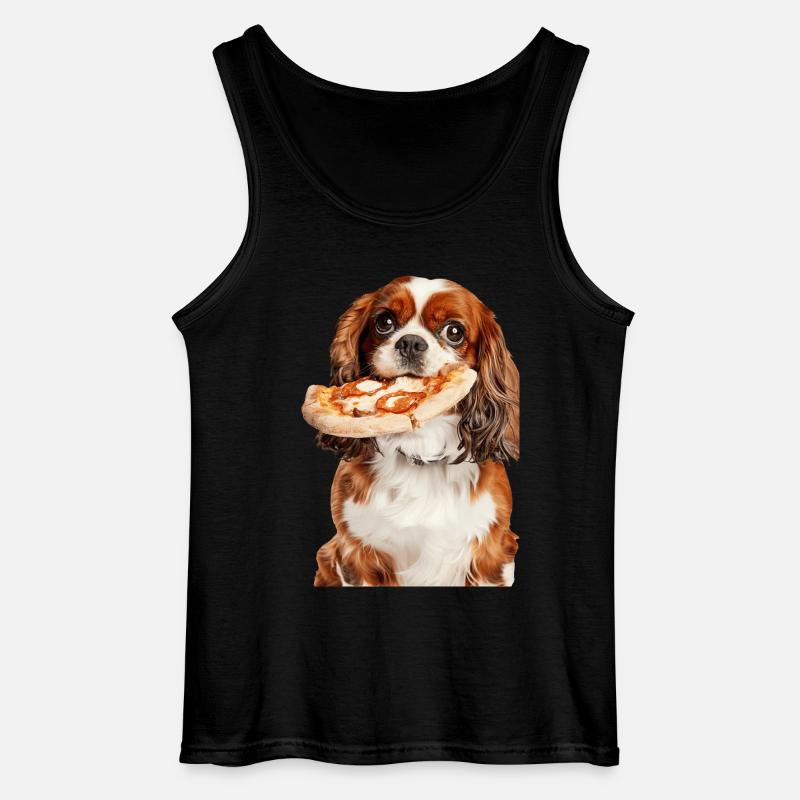 Cavalier King Spaniel - Gildan Männer Tank Top - Schwarz