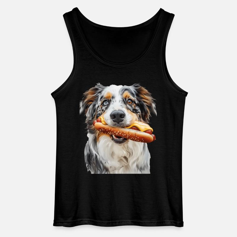 Australischer Schäferhund - Gildan Männer Tank Top - Schwarz